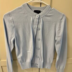 J. Crew Women's Light Blue Cardigan